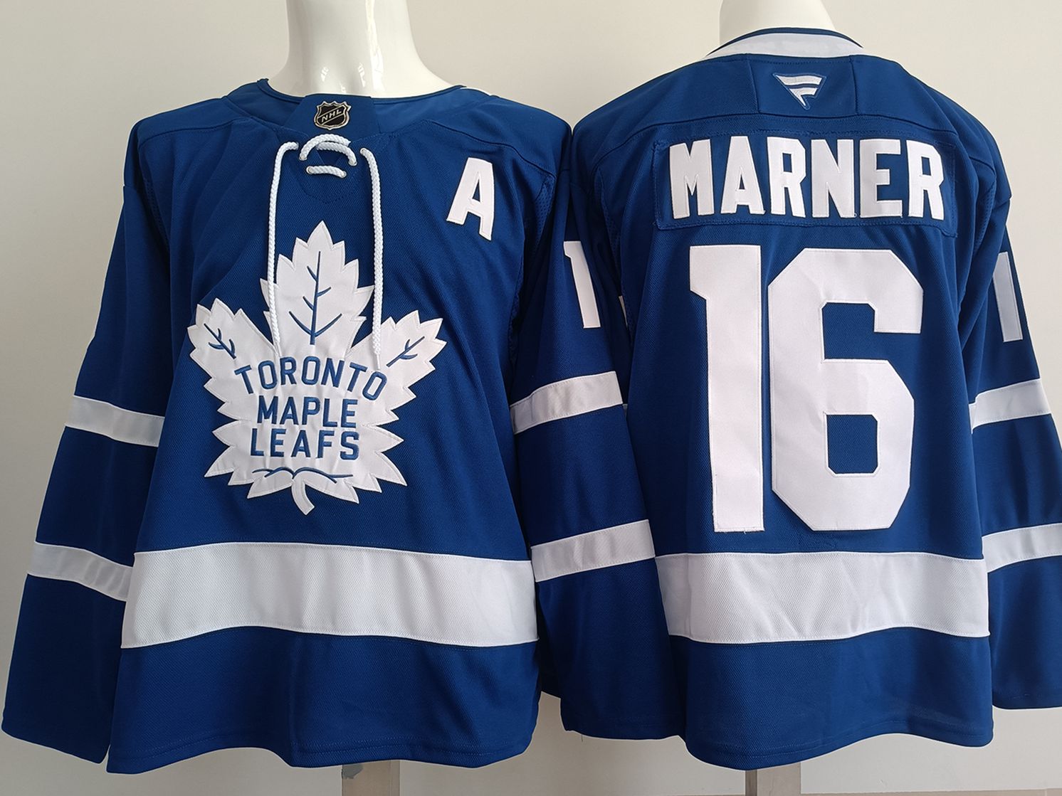 Men Toronto Maple Leafs #16 Marner Blue 2025 Fanatics Home Premium NHL Jersey->customized nfl jersey->Custom Jersey